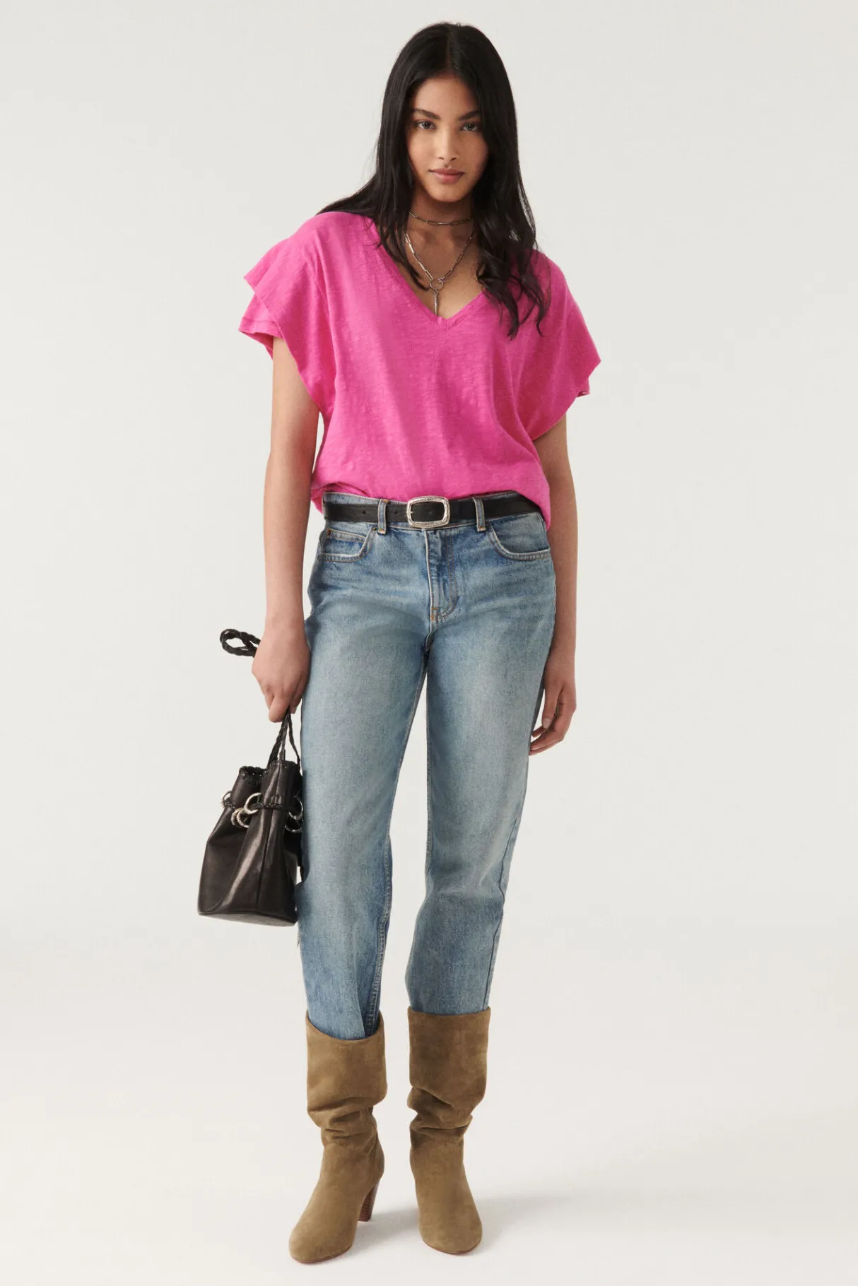 viny_1.webp ba&sh Viny.*Femme T-Shirts